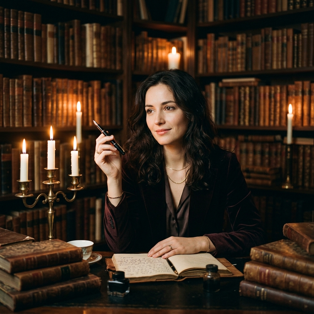 Portrait de Zaria Vane, autrice de dark romance